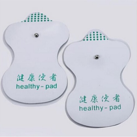 1 Paar Witte Elektroden Voor Tientallen Digitale Therapie Machine Massager Gereedschap Gezondheidszorg