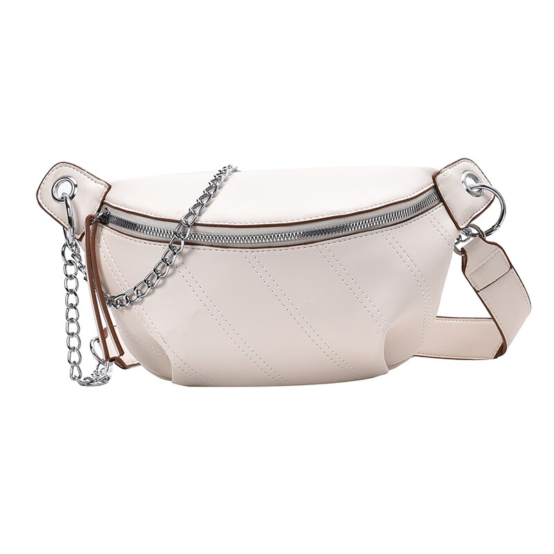 Bolso cruzado de cuero PU de Color liso para mujer, verano , bolso de hombro con cadena, Bolsos De Mujer, bolso sencillo de pecho