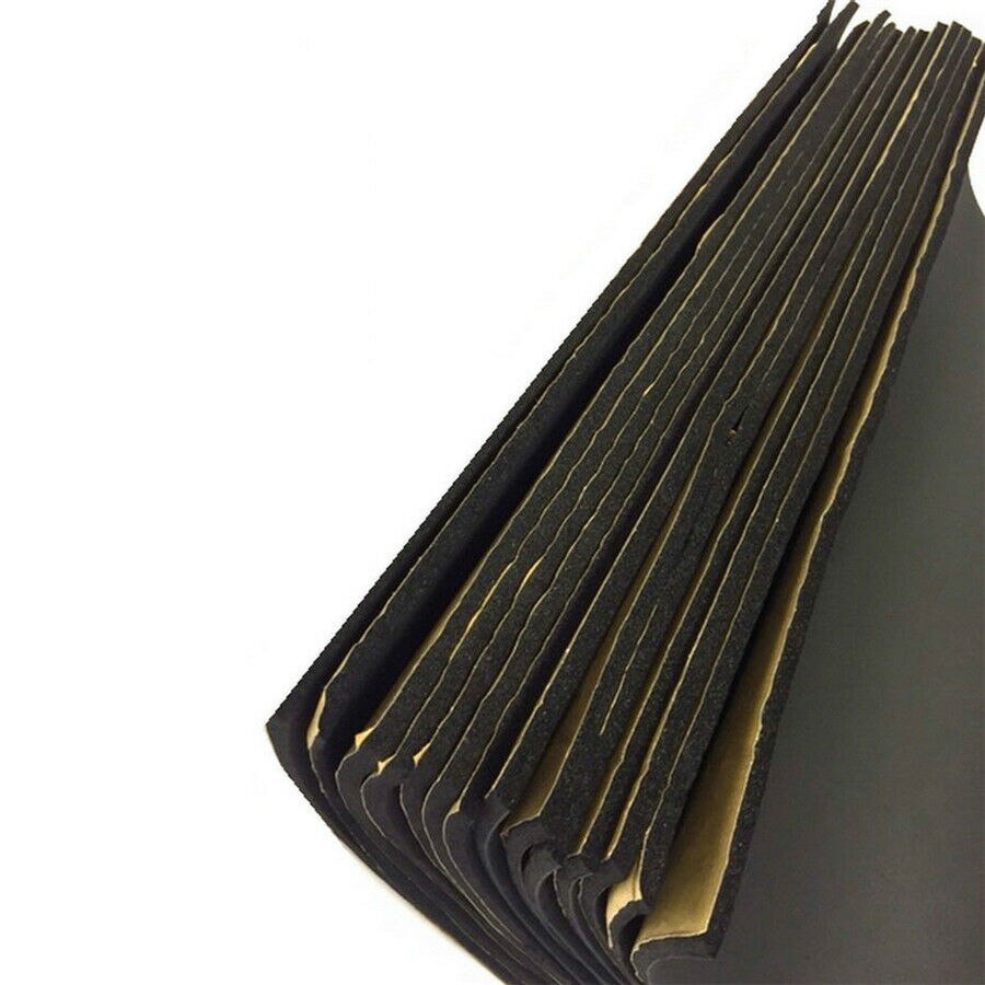 12 Sheets Car SUV Van Sound Proofing Insulation 5mm Closed Cell Foam 30cm×50cm Interior Accessories Sound Insulation Sponge