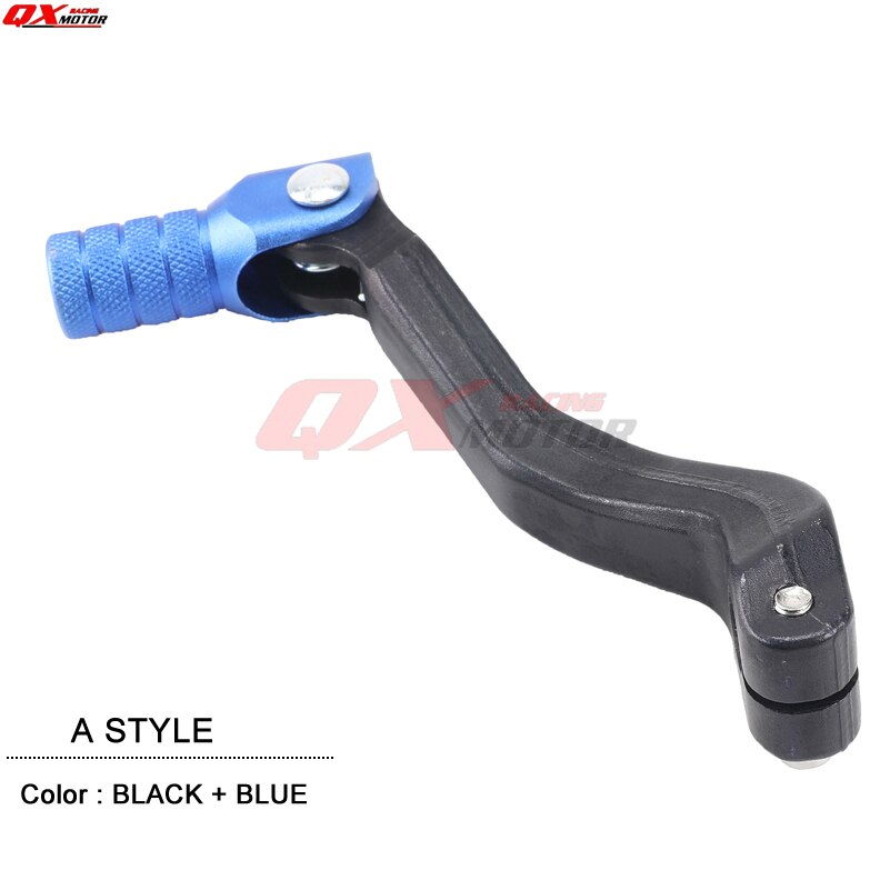 Motorfiets Vouwen Aluminium Versnellingspook Voor Atv Quad Dirt Pit Bikes Kayo Bse Apollo Zongshen Cg Cb Nc 125 150 200 250 450: Blauw