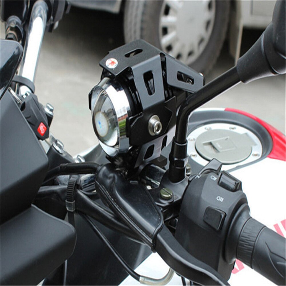 2Pcs 3000LM Cree U5 Led Lamp Koplamp Mistlamp Spotlight Voor Motorfiets/Atv/Vrachtwagen W/Op/Uit Schakelaar Knop