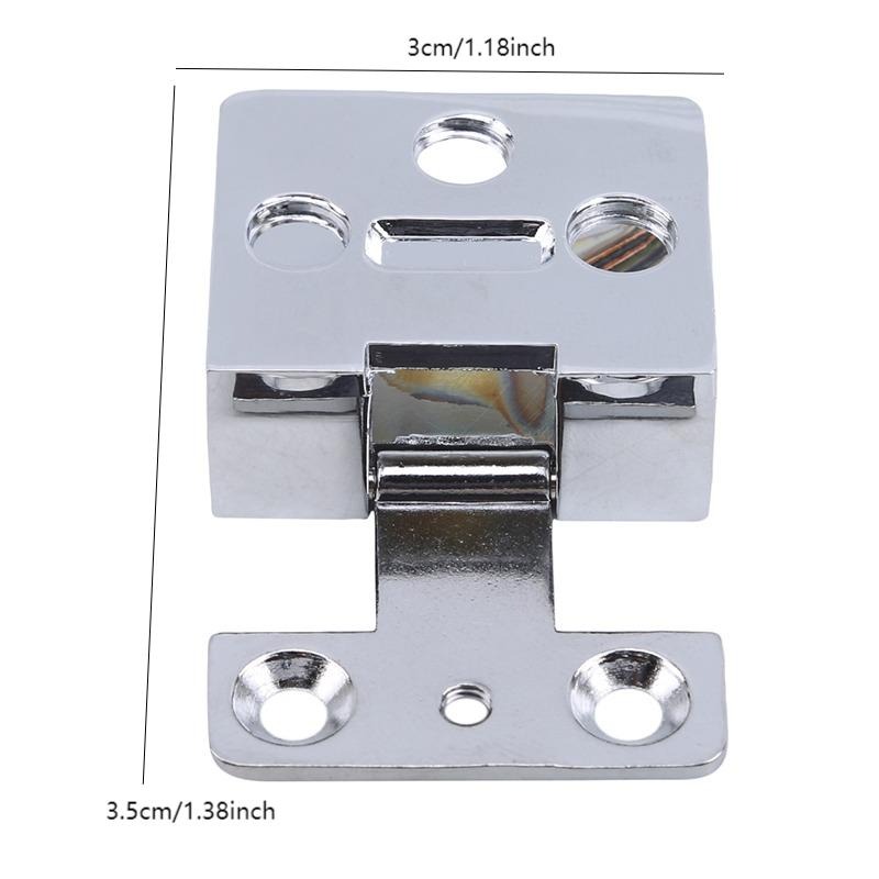 Mode Glazen Deur Scharnier Klemmen Rvs Wijnkast Broodkast Poort Clip Scharnieren Voor 5-9Mm: WHITE
