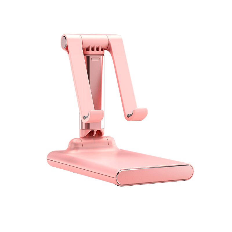 Phone Holder For Mobile Phone Universal Adjustable Stand For iPhone 13 X Xiaomi 11 Universal Foldable Stand Hoder Phone For iPad: Pink-2