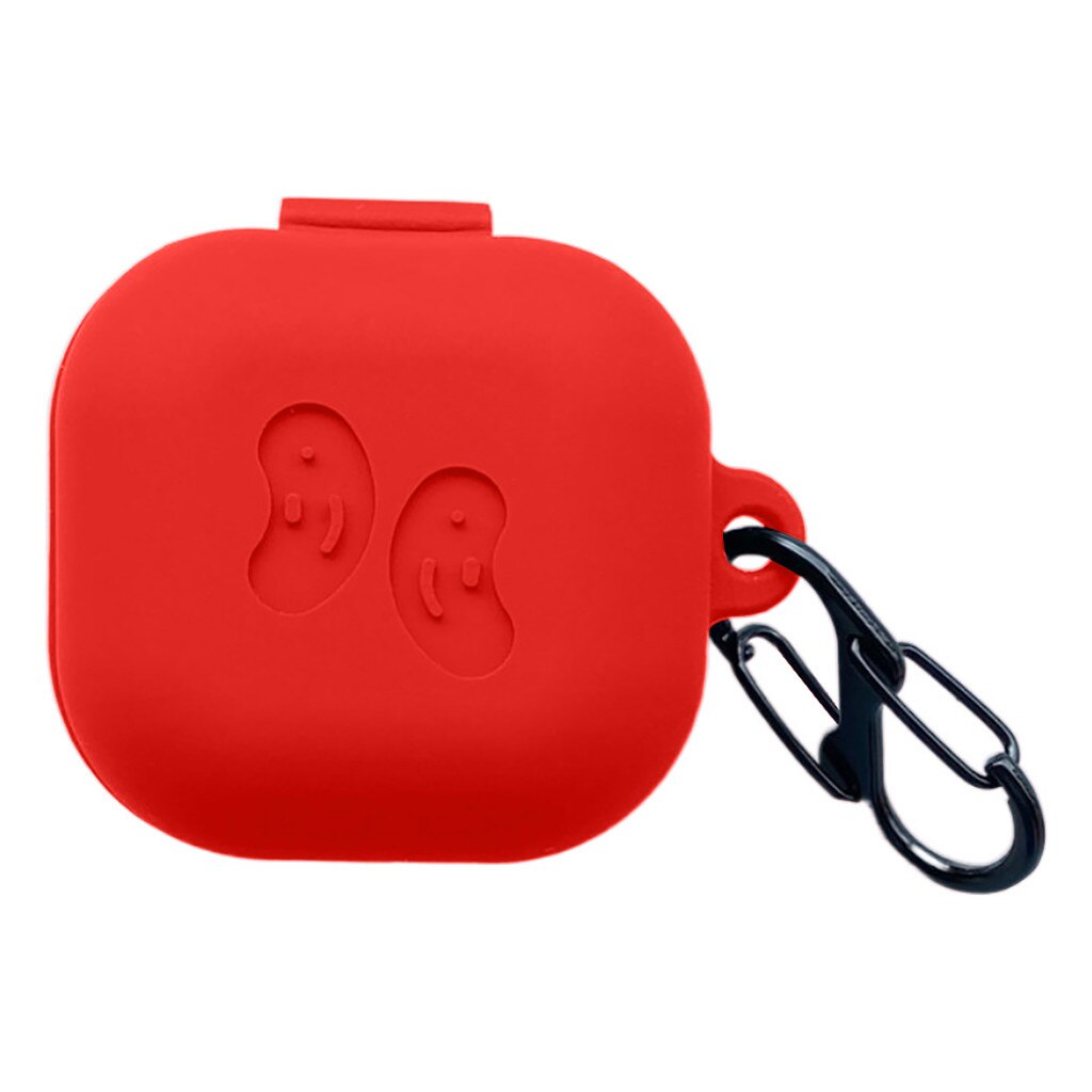 Protective Cover Silicone Case for Samsung Galaxy Buds live Earphone with Hook: H