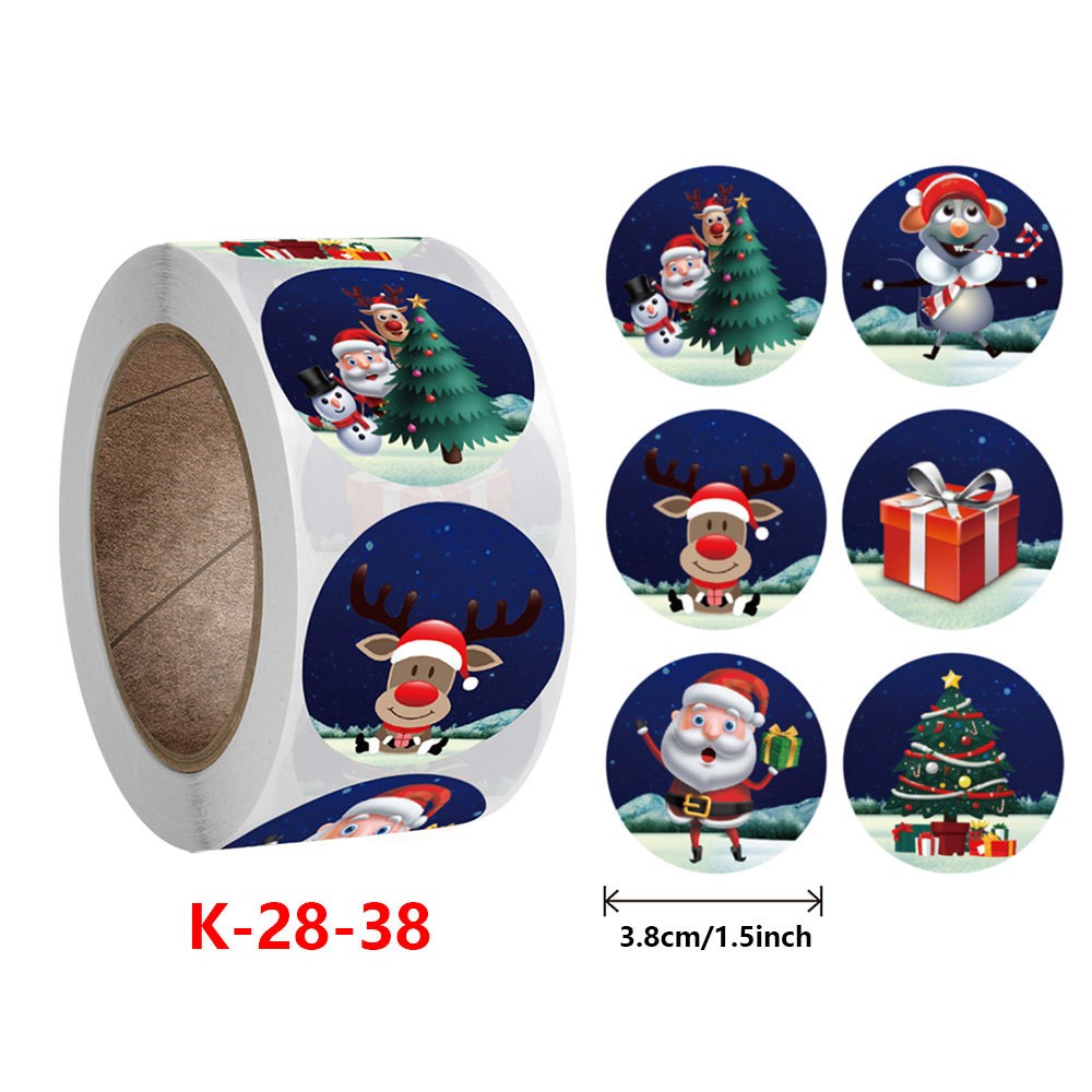 50-500Pcs Cartoon Merry Christmas Tree Label kids Stickers for Package Wrapping Festival Party Baking Paper Seal Stickers: 1600*900*700MM / Navy Blue