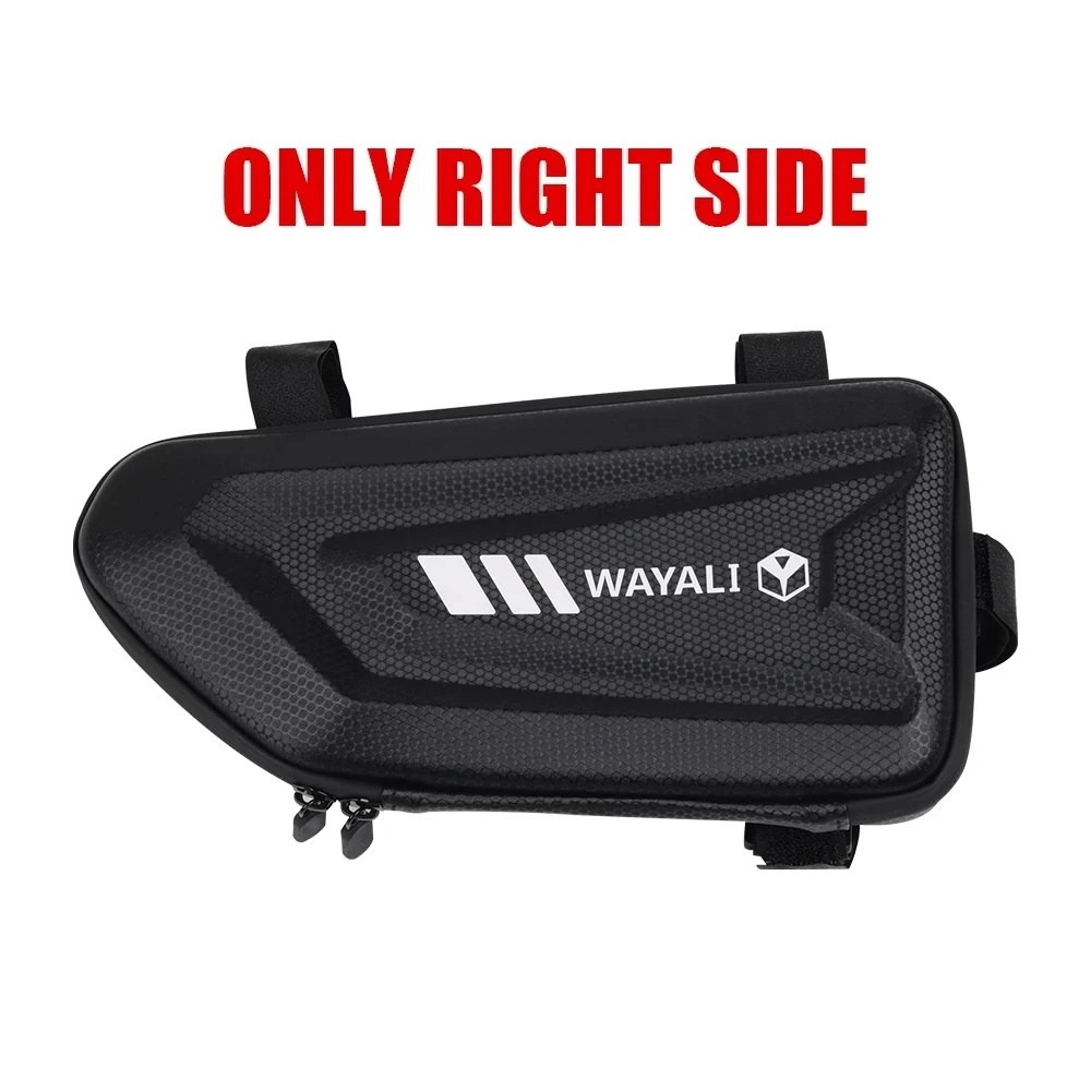 Para VOGE R125 125R R 125 R Brivido R125 125R accesorios de motocicleta bolsa lateral bolsas de herramientas marco parachoques varilla bolsa de almacenamiento impermeable: Negro