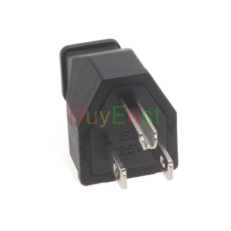 2 x US NEMA 5-15P Plug US Grounded Power DIY Rewireable Plug 250V-15A