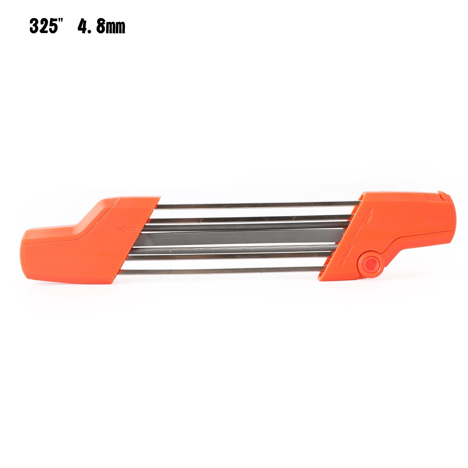 Areyourshop For STIHL 56057504303 4mm 4.8mm 5.2mm 5.5mm 2 IN 1 Easy Chainsaw File Chain Sharpener Kit Fit for Stihl: 4.8MM