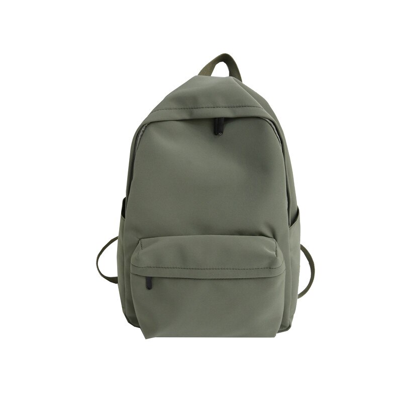 HOCODO Rucksack Für Frauen Einfarbig Schule Tasche Für Teenager Mädchen Schulter Reisetasche Multi Tasche Nylon Zurück packen Mochila: Lightgreen