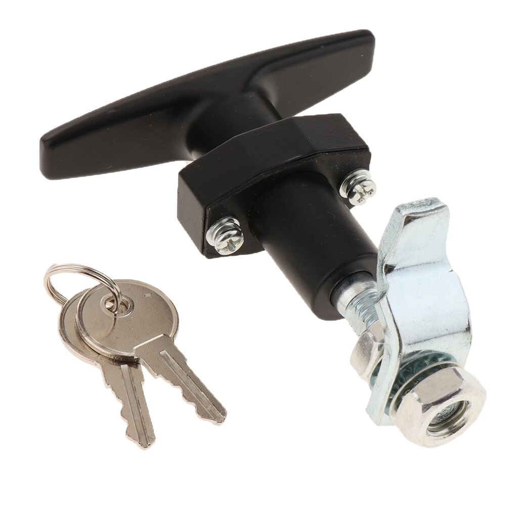 Trailer camper rv garageport t håndtag lås med /2 nøgler til værktøjskasse skab