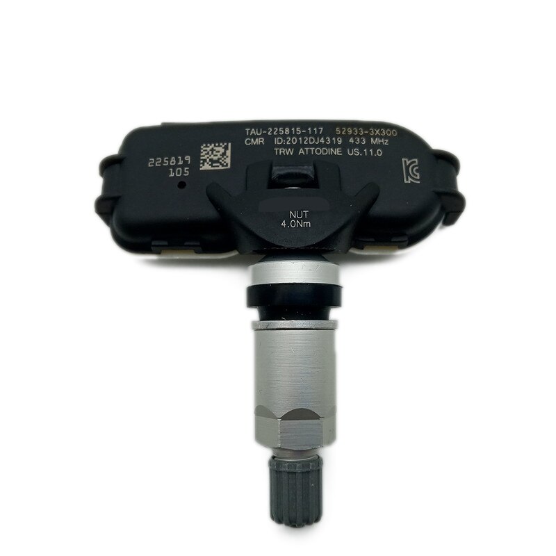 Tpms 52933-3X300 Voor Hyundai Elantra C-Groen Voor Kia Pride Rio 433Mhz Bandenspanning Monitor Sensor Systeem 52933-3X300 4 Pcs