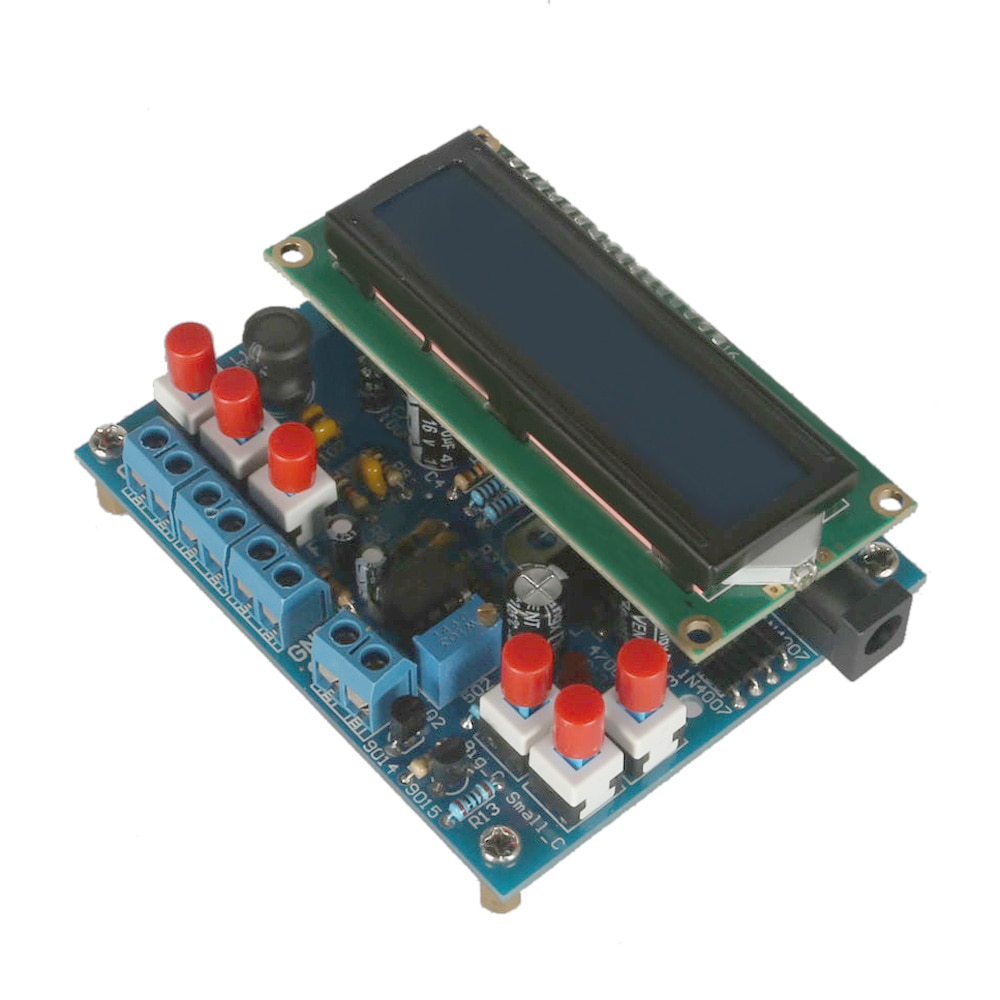 LCD Digital frequenz zähler Secohmmeter Kapazität Meter DIY Bausatz Frequenz Meter cymometer Induktivität Tester frequenzimetro