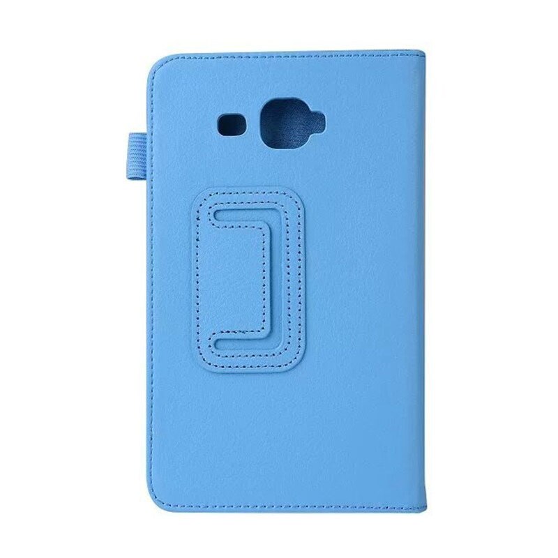 360 Rotating Case for Samsung Galaxy Tab A 7.0 T280 T285 SM-T280 SM-T285 PU Leather Case Folding Stand Smart Cover: 02 Light Blue