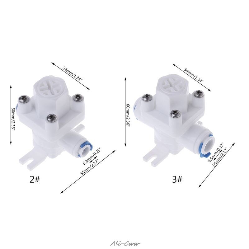 Water Pressure Relief Water Purifier Pressure Reducing Valve RO System 1/4" 3/8" Hose Quick Connector RO Reverse Osmosis System