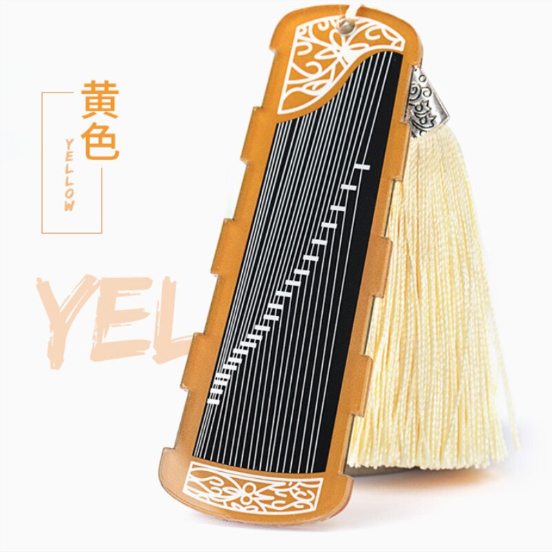 Guzheng Accessories with Tassel Guzheng Nail Storage Board Pipa Nail Tape Wrapped Card