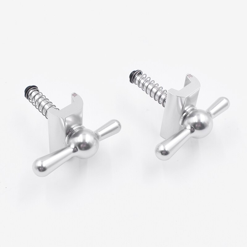 TWTOPSE Cycling Bike Magnetic Hinge Clamp Plate For Brompton Folding Bike Bicycle C Clamp Plate Lightweight 31.8g Aluminum Alloy: Silver Set