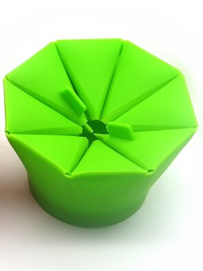 Silicone Microwave Popcorn Bowl Folding Popcorn Maker Bucket Popcorn Maker Container Contenedores de palomitas de maiz silicona: green