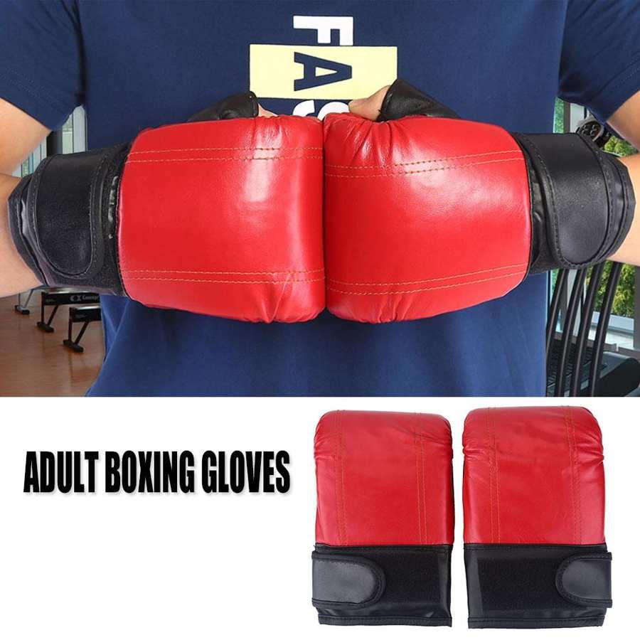 Kick Boxing Gloves for Men Women PU Karate Muay Thai Guantes De Boxeo Free Fight MMA Sanda Training Adults Kids Equipment