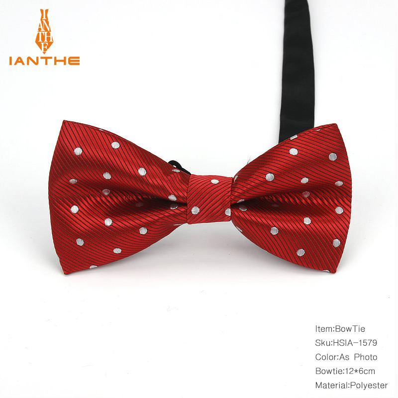 Bowtie mannen formele stropdas jongen mannen business wedding strikje Mannelijke Dress Shirt krawatte legame dot zijde vlinder