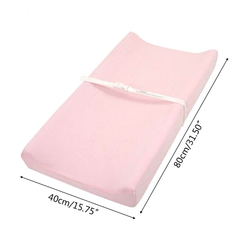 Soft Breathable Cotton Baby Changing Mat Reusable Changing Table Pad Cover for Infants Boys Girls Shower Nursery Supplies