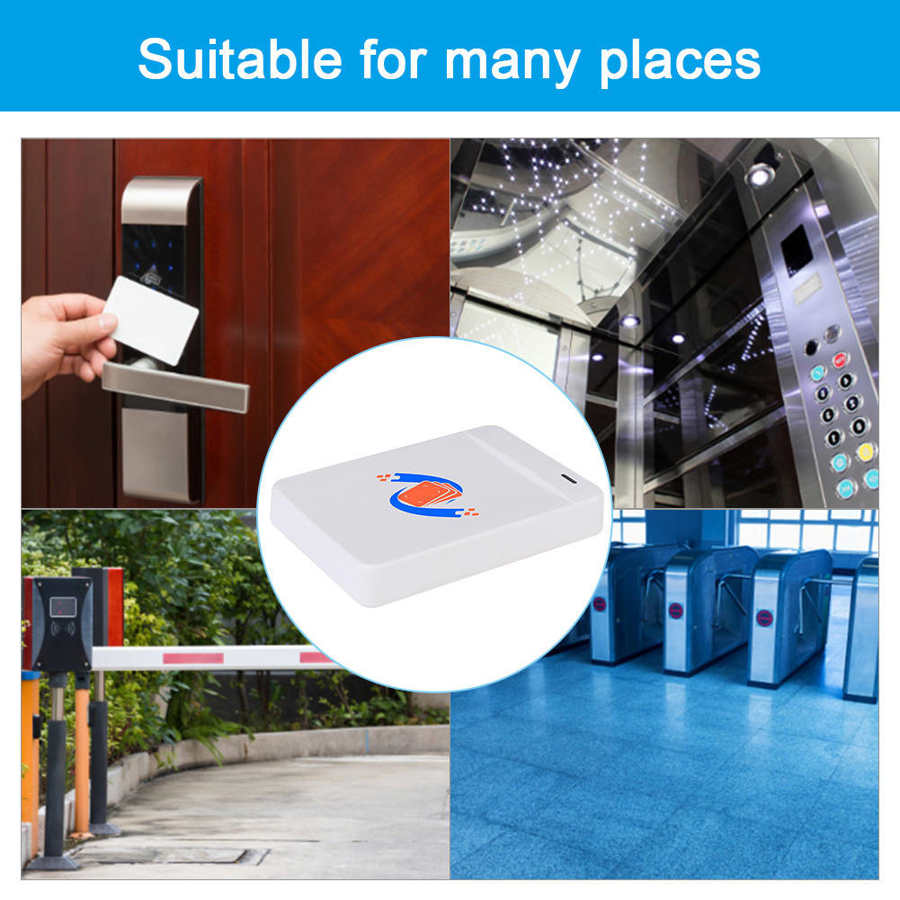 NFC Card Copier 125KHZ 13.56MHZ ID IC Card Reader Writer Encrypted Decoding Type-C Interface