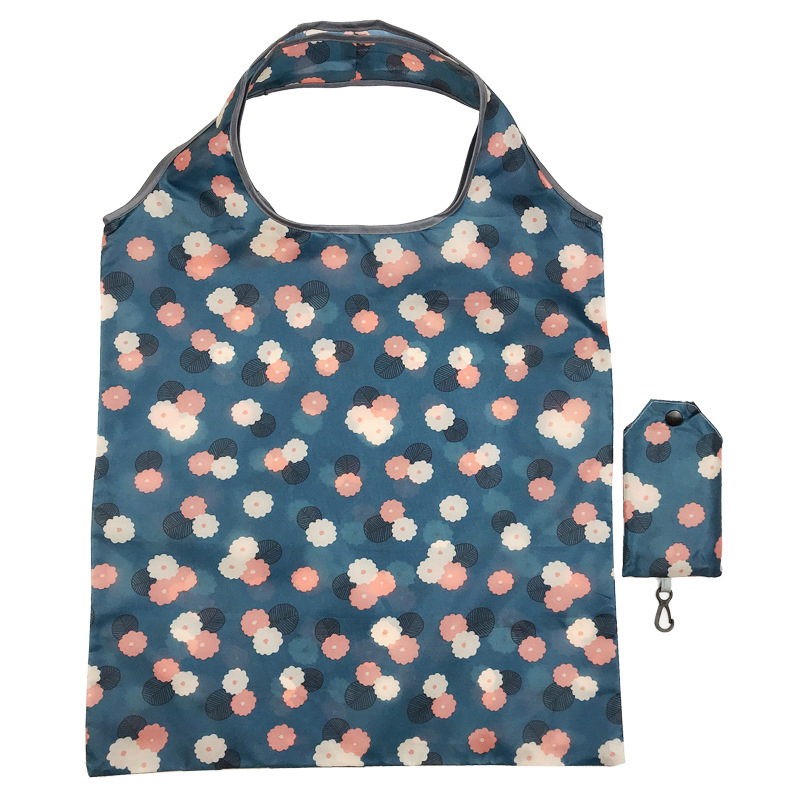 Mode Print Opvouwbare Eco-Vriendelijke Boodschappentas Draagtas Opvouwbare Handtassen Met Grote Capaciteit Voor Boodschappentas: Bruin