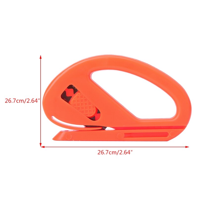 Orange car accessories Car Vehicle Snitty Fiber Vinyl Film Sticker Wrap Safety Plastic Cutter Cutting Knife