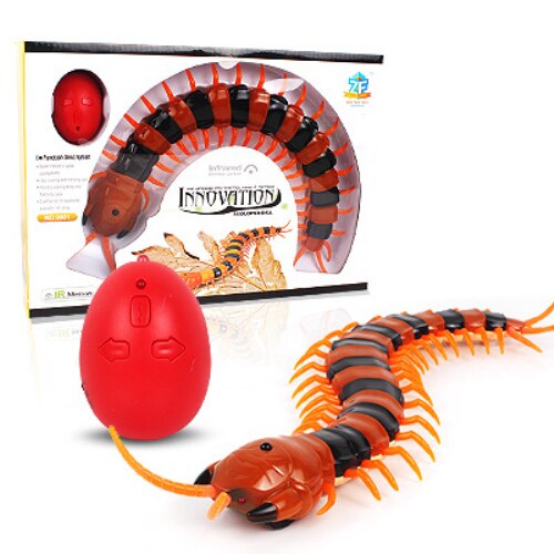 RC Animal Robot Antistress Insect Toys Infrared Simulation Spider Bee fly mantis Electric Toy for Children Prank Insects pet toy: Centipede