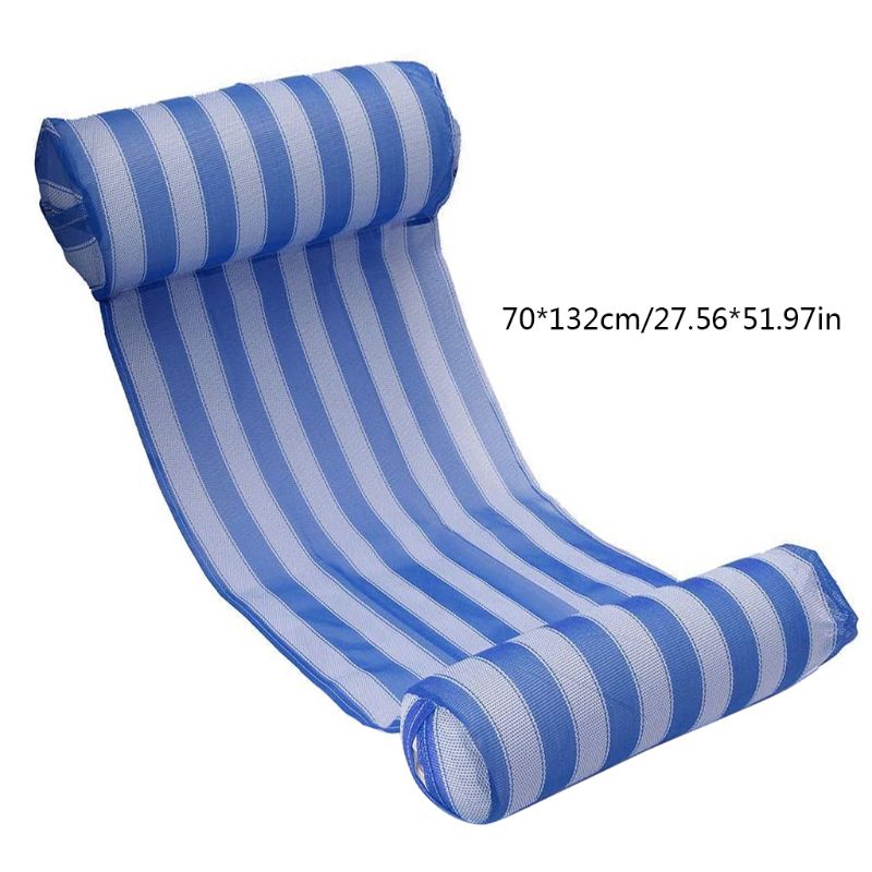 Foldable Summer Water Hammock Swimming Pool Inflatable Mat Toys Rafts Floating Bed for Kids&adult Swimming Mattress