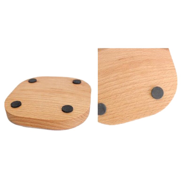 Tre kjøkken oppbevaringsstativ krus stativ treetrekkbart bambus krus stativ oppbevaring kaffe tekopp arrangør hengerholder med 6 kroker