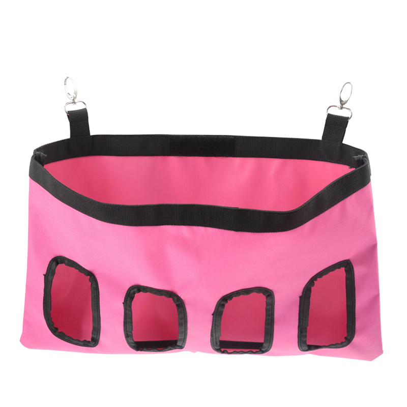 Sac à foin pour lapin et cochons d'Inde, mangeoire pour petits animaux, nourriture pour lapin, accessoires pour animaux de compagnie, 2/4 trous