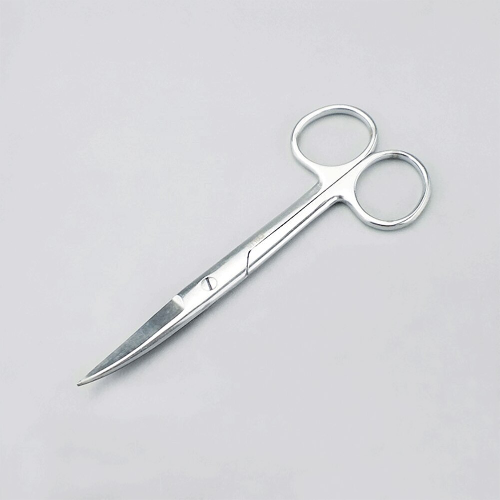 Tijeras de acero inoxidable herramientas de ayuda para laboratorio tijeras curvas tijeras rectas