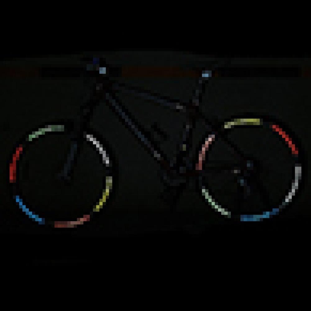 Fiets Auto Accessoires Fiets Reflecterende Sticker Strip Mtb Fietswiel Sticker Fluorescerende Tape Reflector Sticker Fietsen Decor