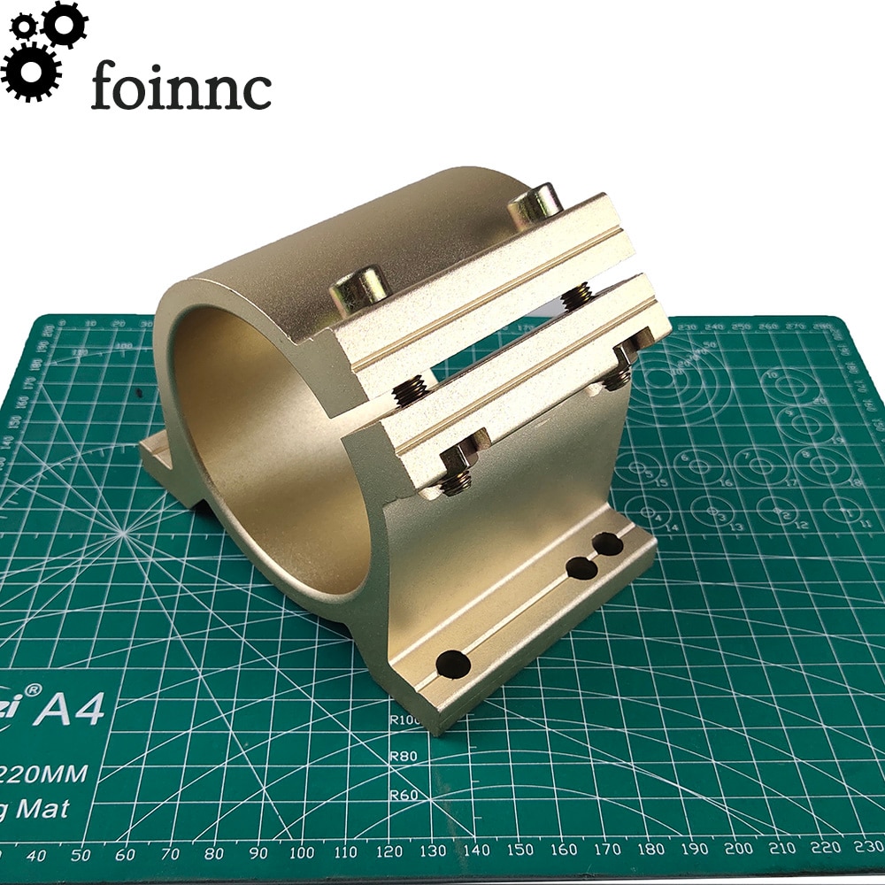 80MM CNC spindle fixture mounting bracket CNC spindle motor fixture 0.8KW 1.5KW milling cutter engraving machine spindle