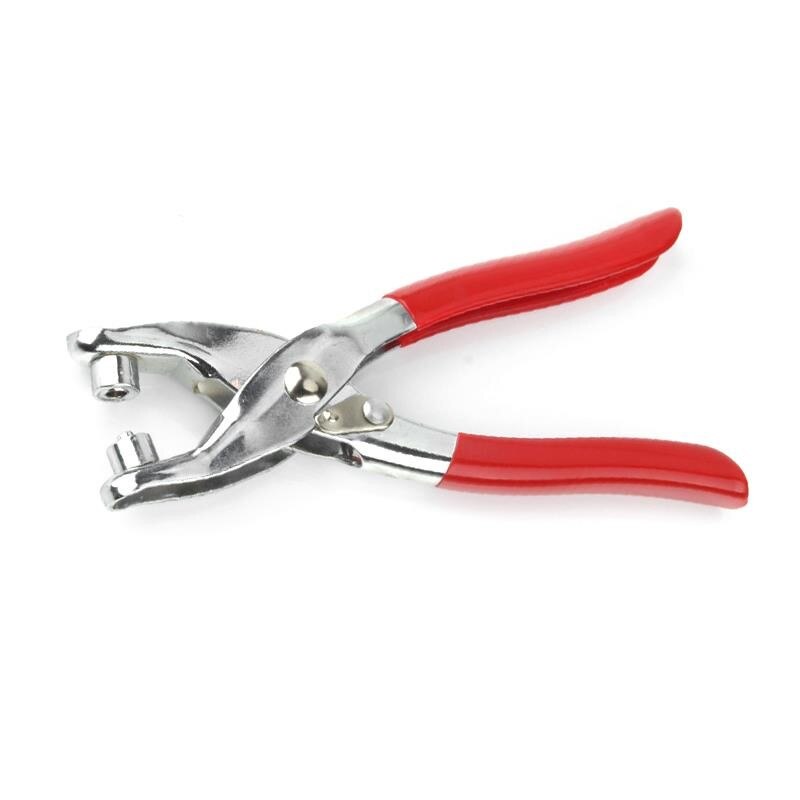 1 Set Eyelet Fabric Punch Pliers Leather Canvas Hole Puncher Tool Scrapbook Eyelet 100 Brass Rings Kit DIY Manual Tools Kit