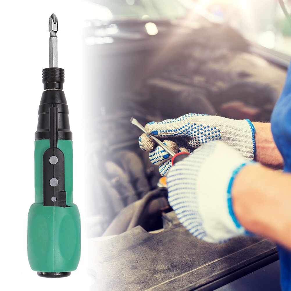 Electric Screwdriver LED Anti-Slip Rod Handle Electric Automatic Screwdriver Kit with Bit Torque USB Drill Electric Batch Tool