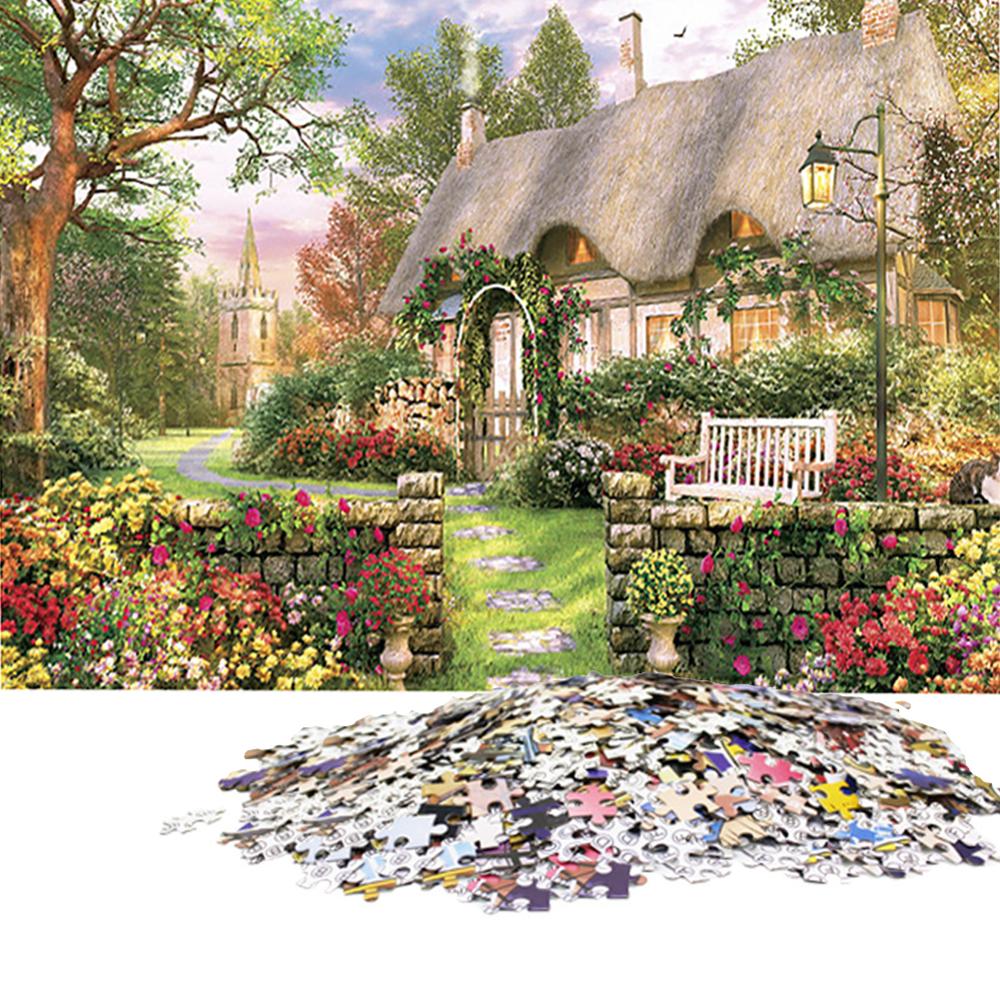 1000 Pieces Adult Puzzles Wooden Assembling Puzzles Toys for Adults Children Games Educational Toys