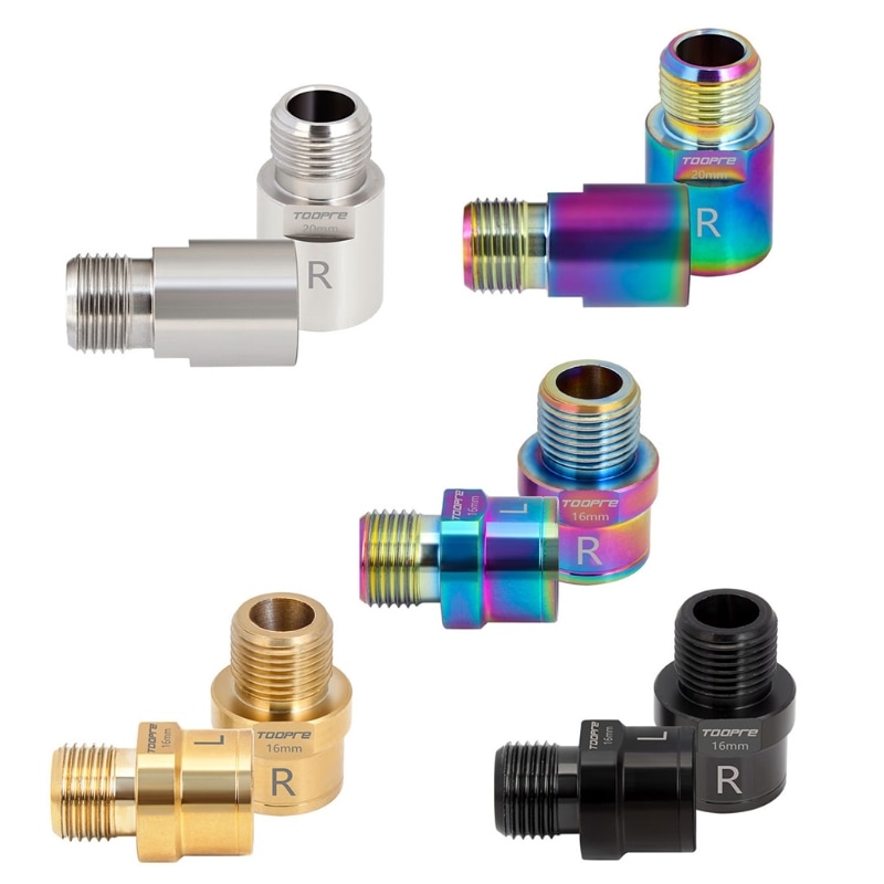 Cykel pedal förlängningsbultar distanser förlängare pedal axel vev tillbehör 16mm 20mm för cykel pedal förlängning
