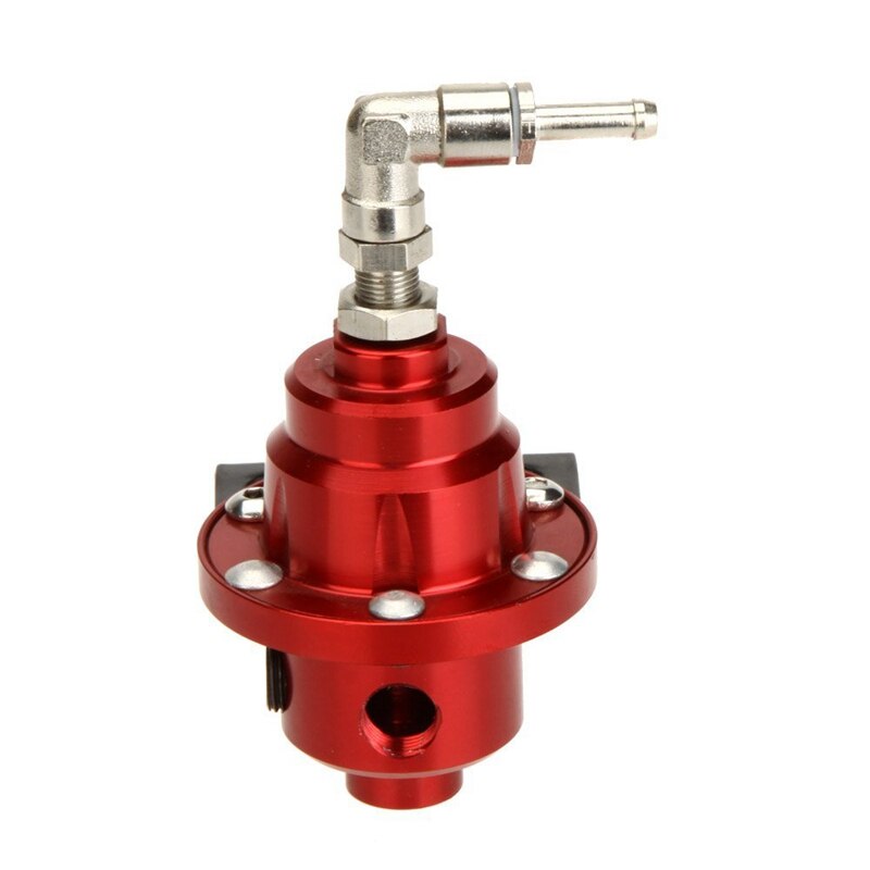 High Performance Car Fuel Pressure Gauge Adjustable Fuel Pressure Regulator Red