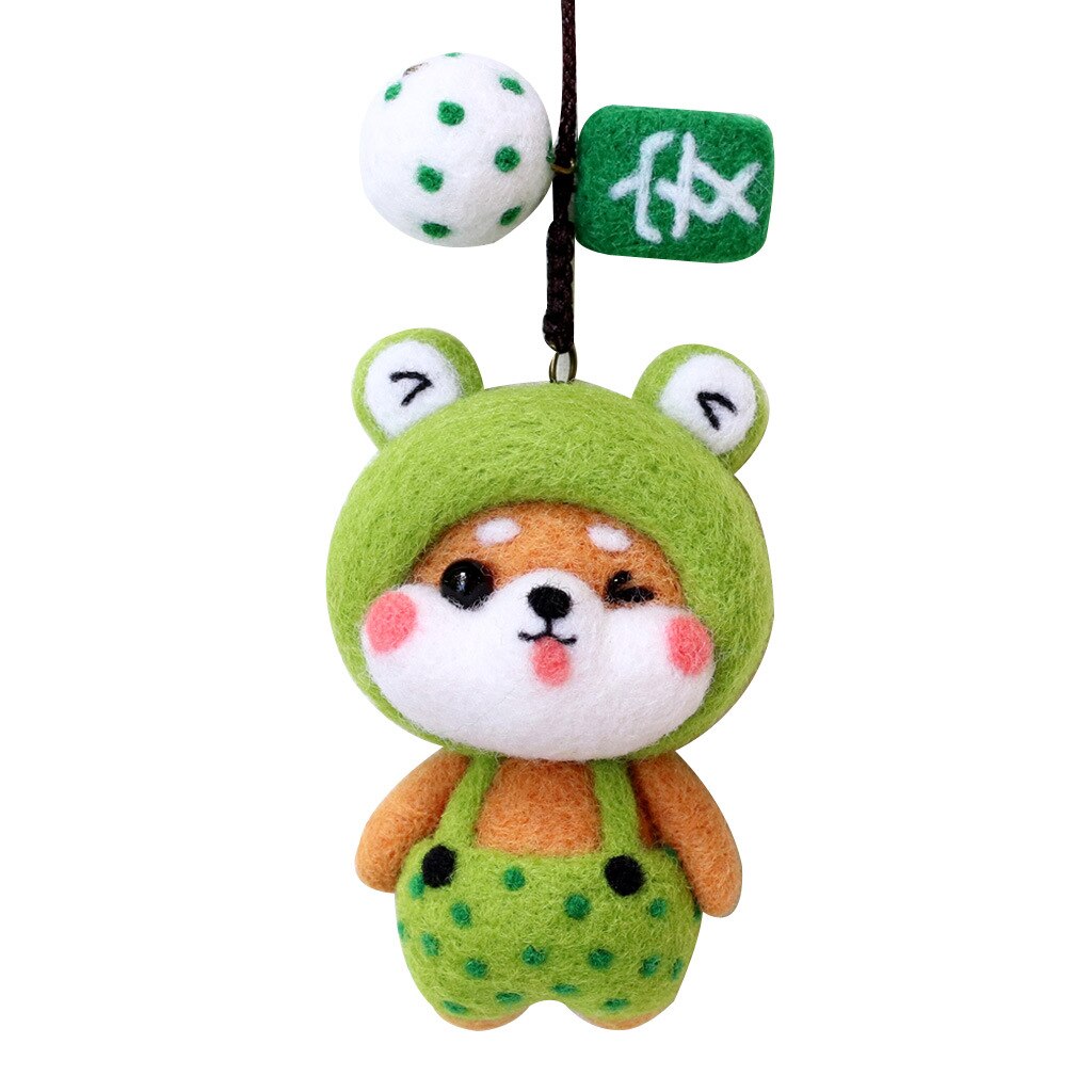 Wool Felt Poke Music Handmade DIYmaterial Package Lanyard Series Combination English The Instructions Wool Felt Material Package: 01