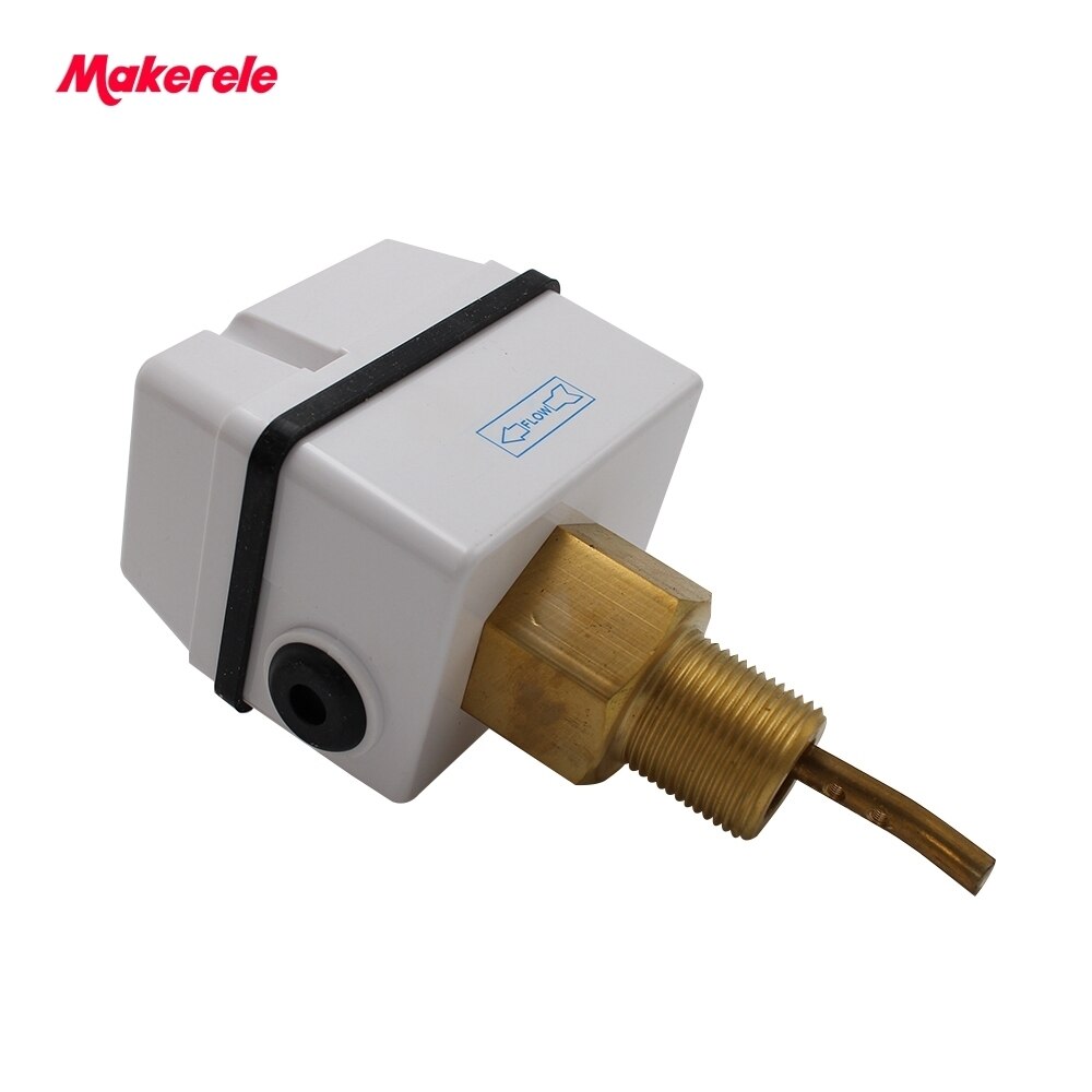 Brass Paddle Flow Switches For Gas And Liquid Paddle Flow Sensor Air Conditioner Parts AC 250V 15A Liquid Flow Switch MK-FS01
