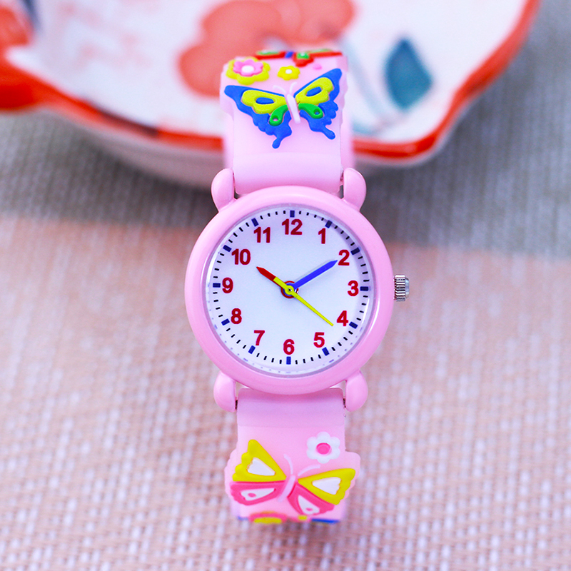Chaoyada – montres à nœud papillon pour fille, jouet mignon, Six couleurs, pour petite écolière de la maternelle