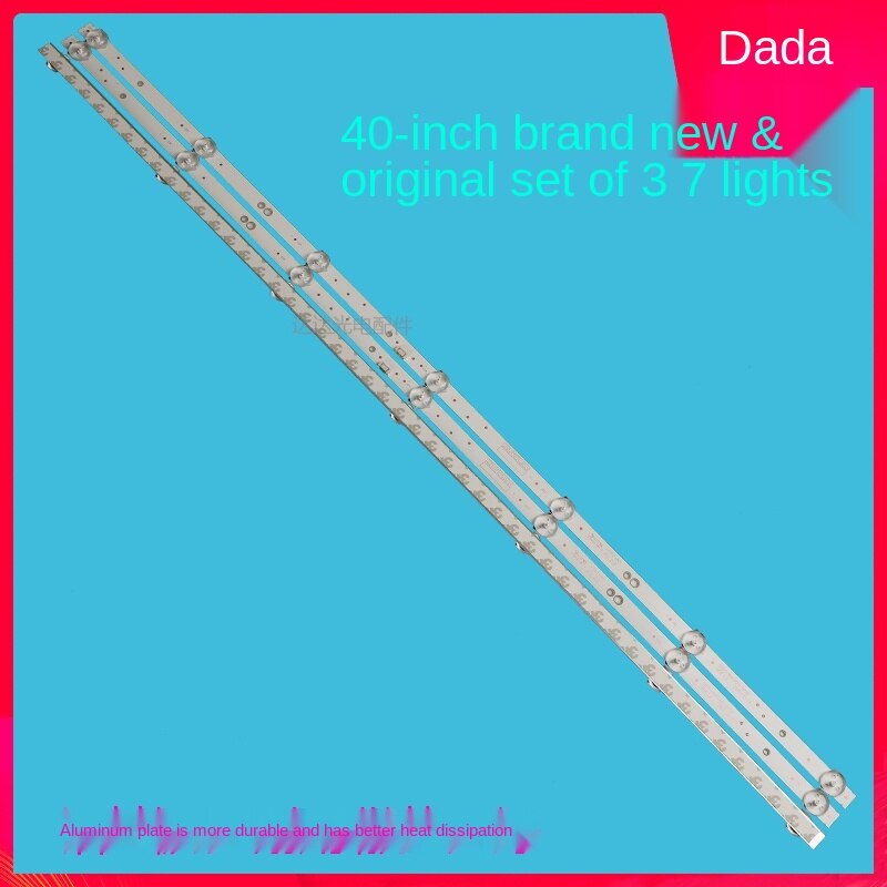 762mm led backlight strip 7 lâmpada para 40 "tv lcd JL.D40071330-020DS-M-V02/V01 40X640E2A 5850-W40000-9P00