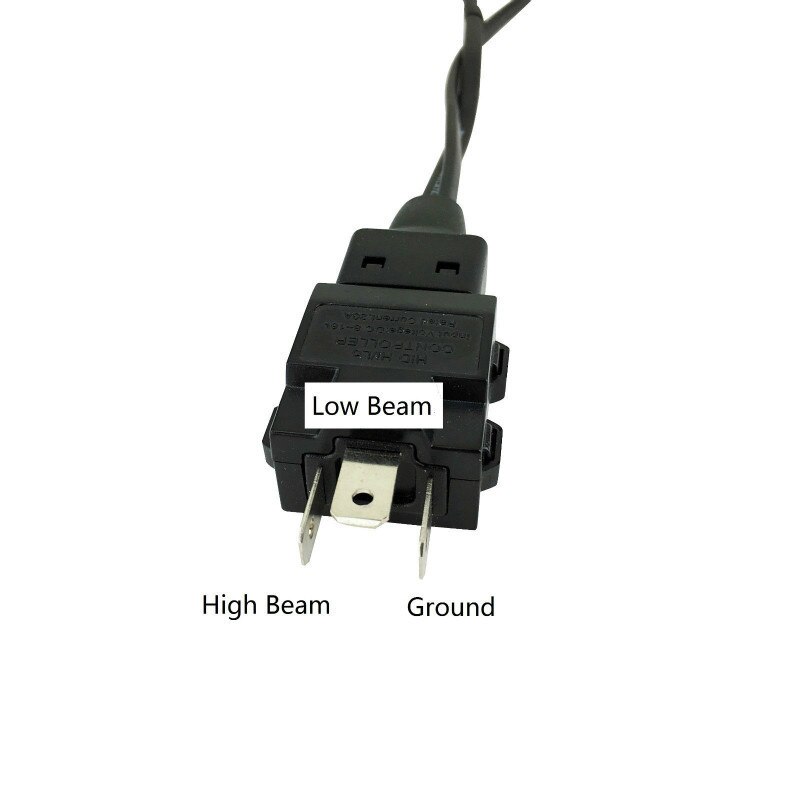 2x h4 hb3 9003 bi- xenon ohjauslinja rele johtosarja ohjaimen johdot jälkiasennus liitin miniprojektori linssi linja hi/low line