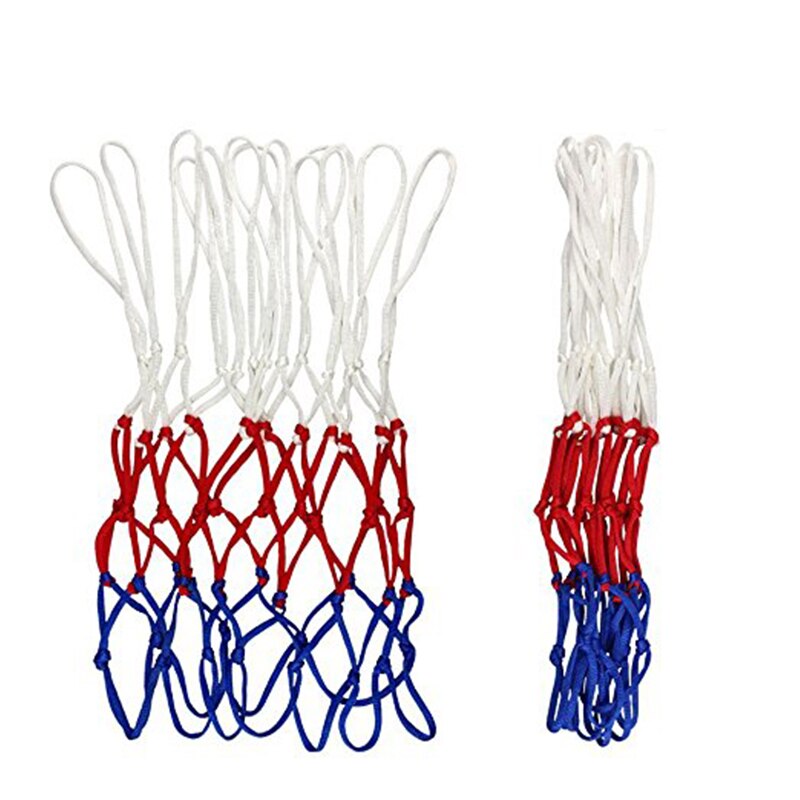 1 stk utendørs sport basketball nett standard nylon tråd basketball bøyle mesh nett backboard felg ball erstatning
