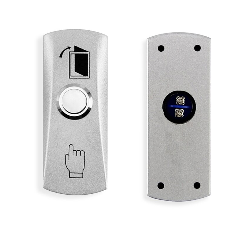 Metal Zinc alloy door exit button Home Switch Panel Release Push Button For Access Control System Accessories Electronic Lock