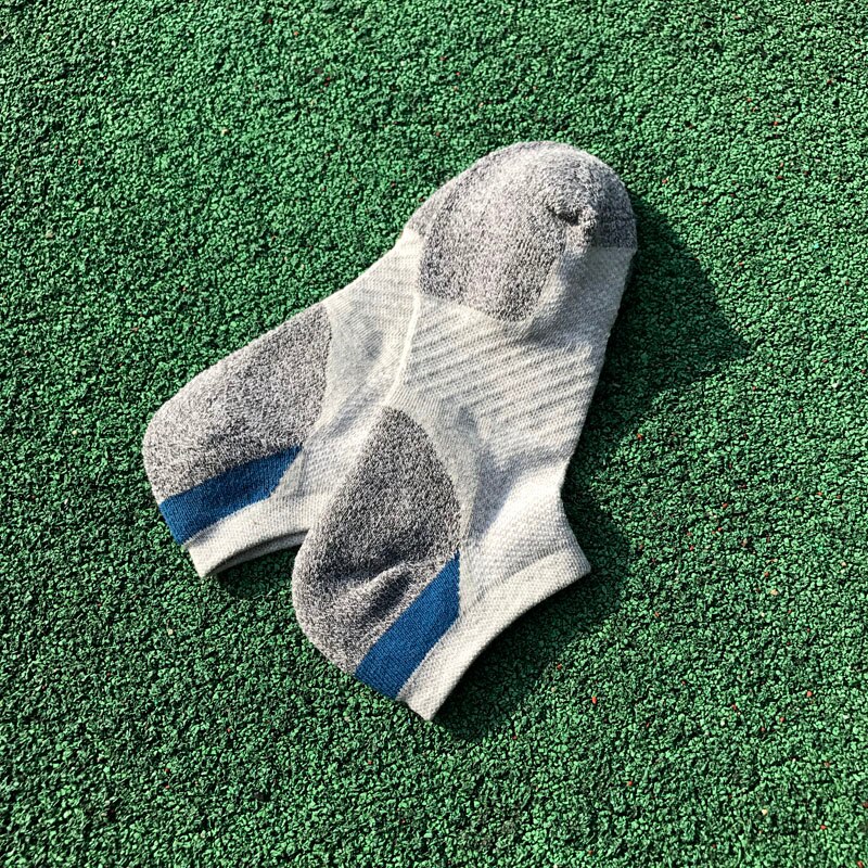 Mannen Katoen Compressie Sport Sokken Fietsen Sokken Professionele Running Basketbal Fiets Sokken Low Cut Run Sport Sok