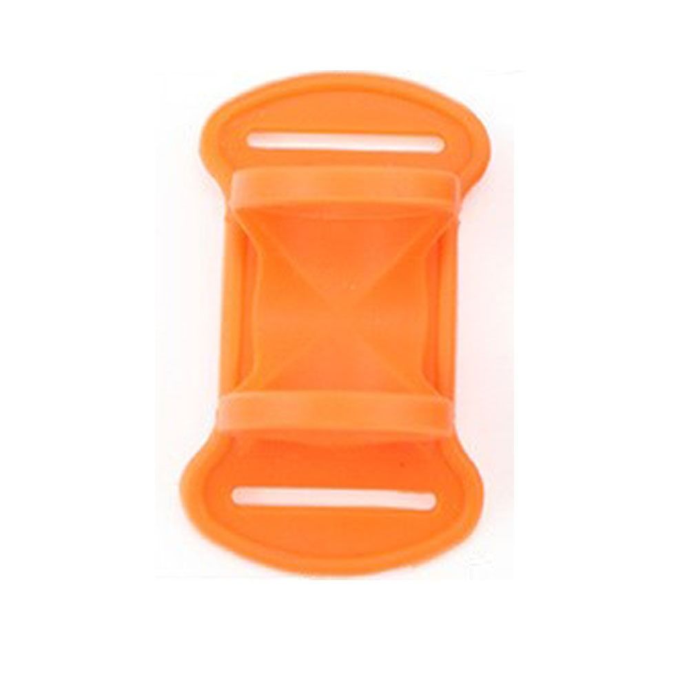 6.2*3.6*3cm/2.44*1.18" Headlamp Flashlight Holder Silicone 5 Colors Hands-Free Head Lamp Accessory Elastic Band Flashlights: Dark Khaki