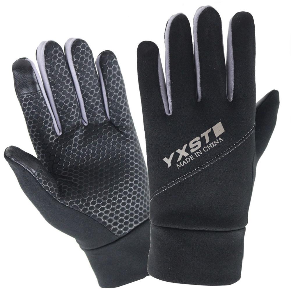 Herfst Winter Warme Handschoenen Mannen antislip Touchscreen Lange Vinger Koude Outdoor Sport Handschoenen Guantes Termicos E