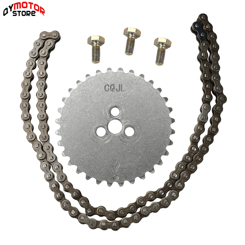YX140 Timing Chain Timing Gear Sprocket Kit For YinXiang 140cc YX 140 1P56FMJ Horizontal Engine Dirt Pit Bike